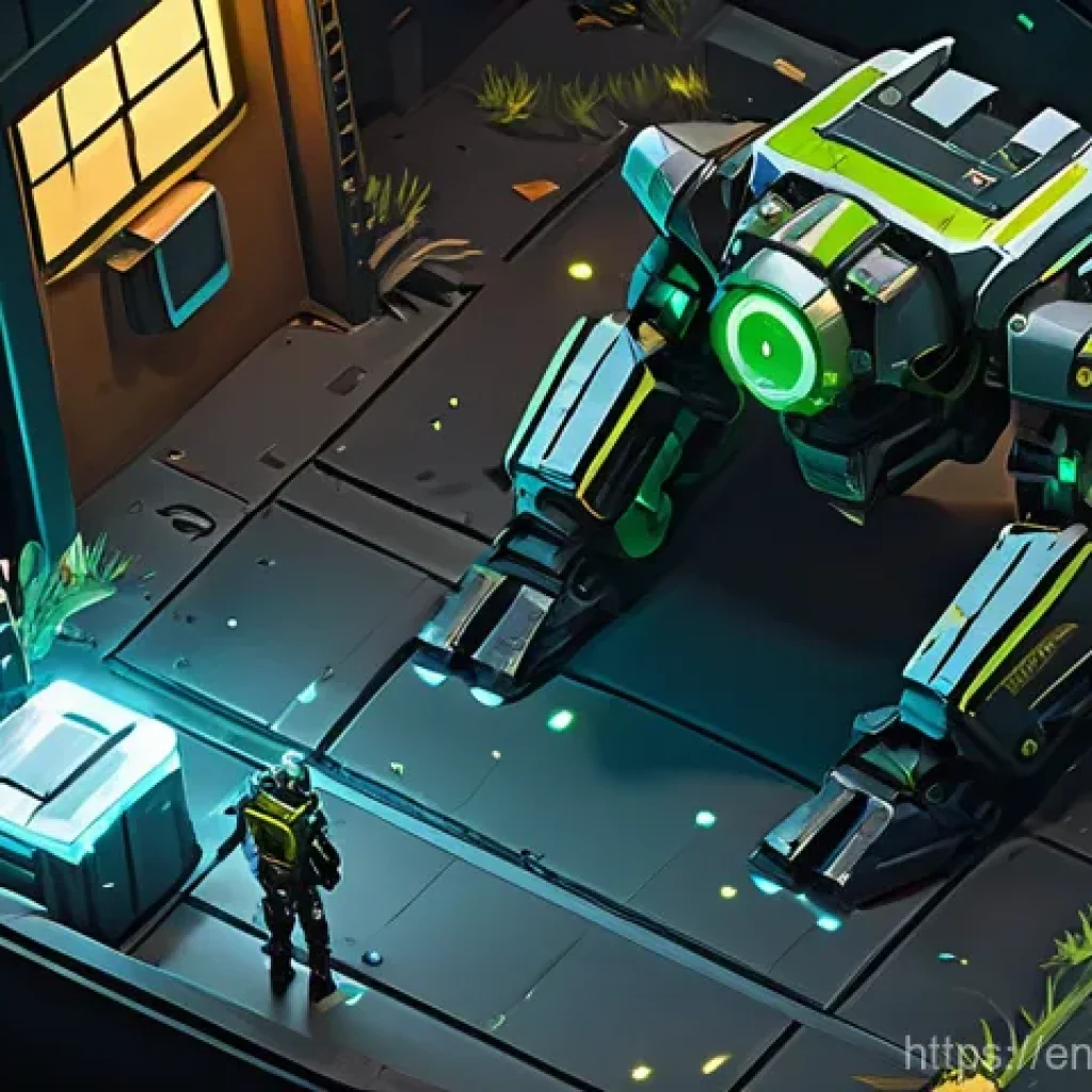 탕탕특공대 장비 제작 재료 수집법 - **Prompt: Chapter 52 Material Goldmine Battle**
    A dynamic, slightly isometric, top-down view of ...