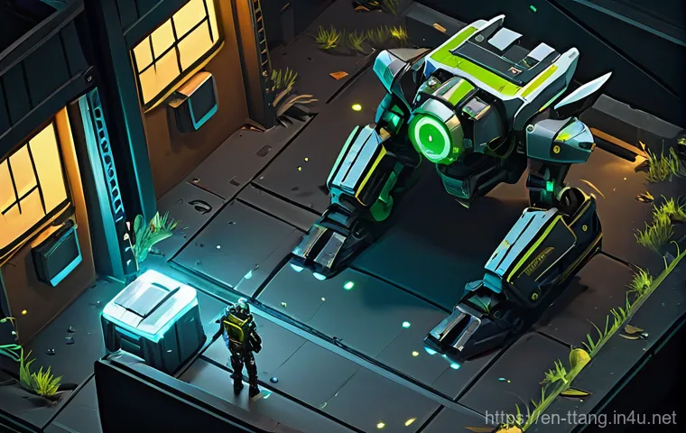 탕탕특공대 장비 제작 재료 수집법 - **Prompt: Chapter 52 Material Goldmine Battle**
A dynamic, slightly isometric, top-down view of ...