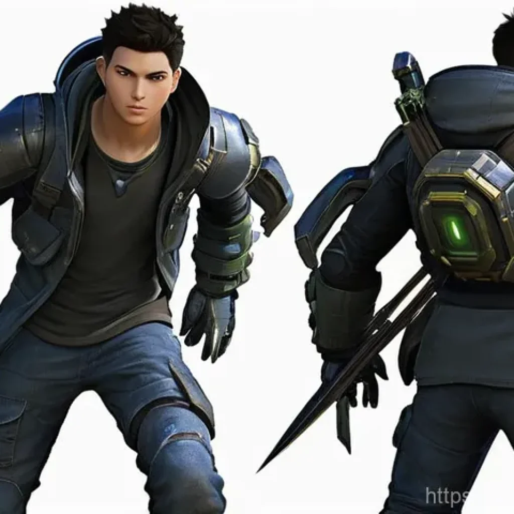 탕탕특공대 초보자를 위한 체크리스트 - **Early Game Chaos:**
    "A determined and courageous young male survivor, approximately 20-25 year...