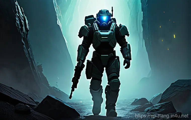 탕탕특공대 경쟁 콘텐츠 리뷰 - **Dynamic Environment and Strategic Adaptation:** A lone hero, wearing a practical, full-coverage co...