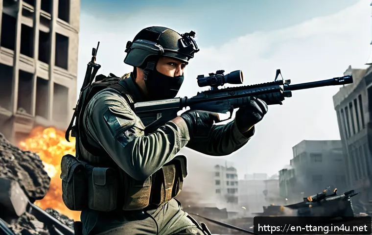 탕탕특공대 캐릭터 밸런스 분석 - A dynamic battlefield scene featuring a diverse team of TangTang Special Forces characters in mid-ac...